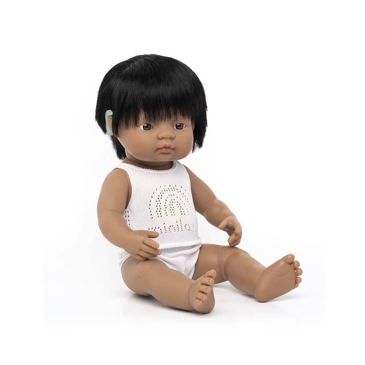 Miniland Baby Doll - Hispanic Boy 38cm Miniland Baby Doll - Hispanic Boy 38cm
