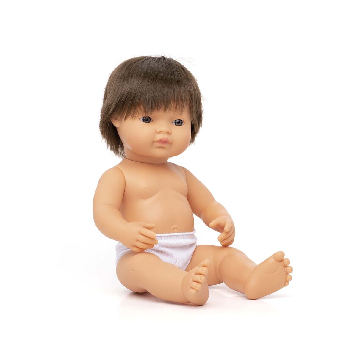 Baby doll brown hair boy 15