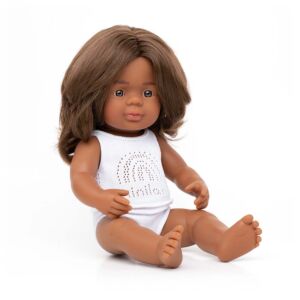 Baby doll aboriginal girl 15"