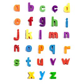 Letras magneticas minusculas 76 piezas Miniland ES