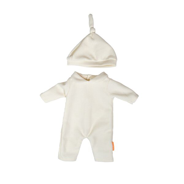 Beige Pjs with Hat 15”