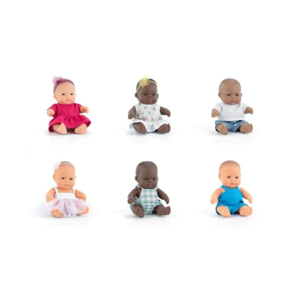 Set of 6 8¼" dolls My Friends & Me