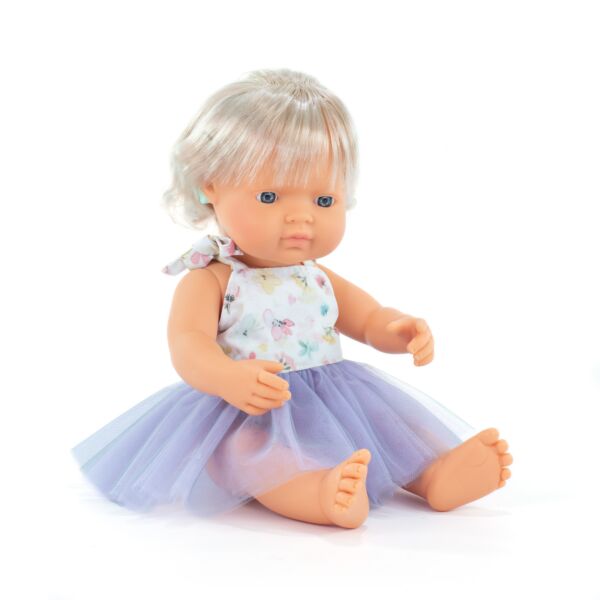 Caucasian doll with cochlear implant 15" MF&M