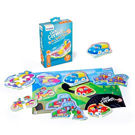 Set de 6 puzzles: Los vehículos