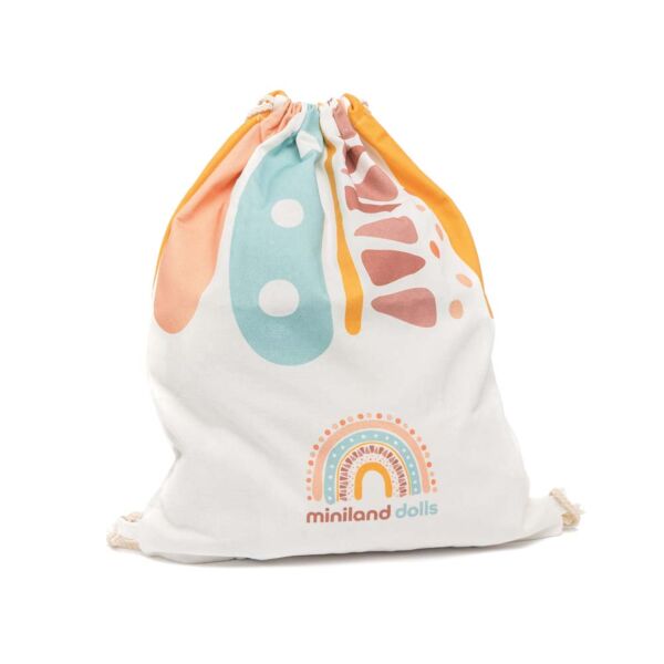 Mochila saco accesorio muñecos Miniland Dolls