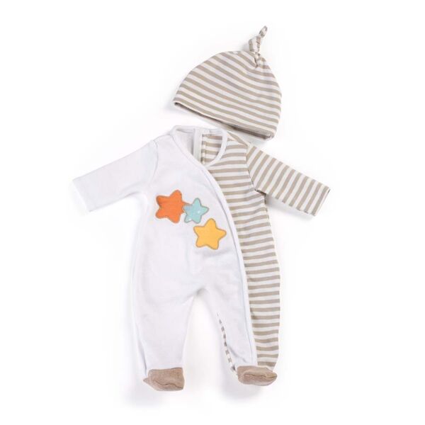 Ropa Pijama beige para muñeco 40 cm