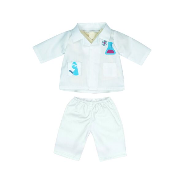 Traje de científico para Muñecas de 38cm