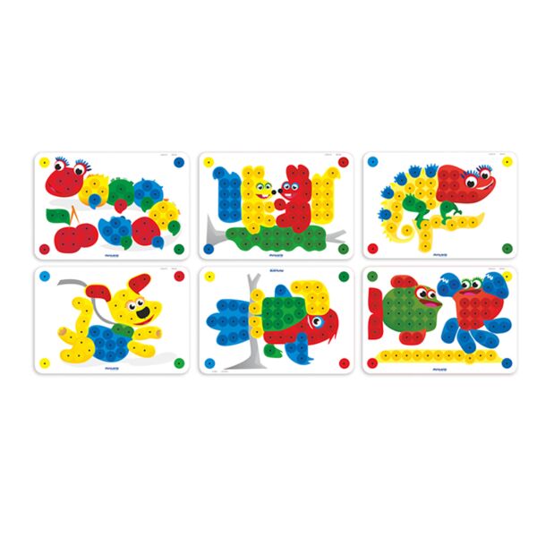Pegs 20 mm (6 piezas) - Primary Colors
