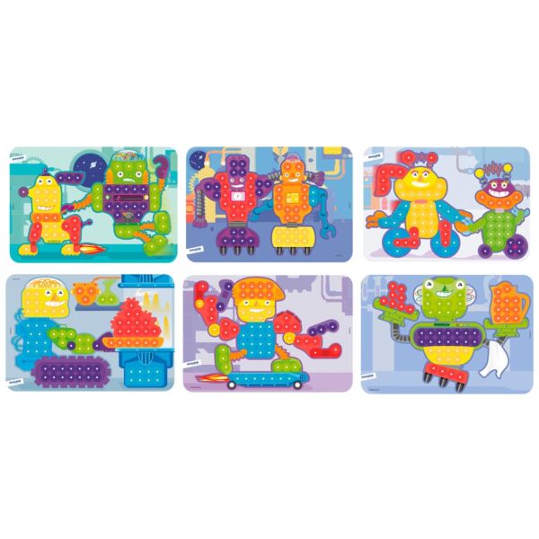 Pegs 15 mm (6 piezas) - Bright Colors