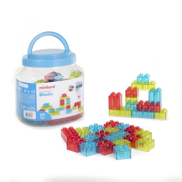 Juego de construcción Translucent Blocks