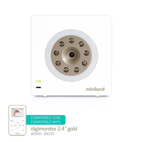 Cámara compatible con vigilabebés 2.4'' gold