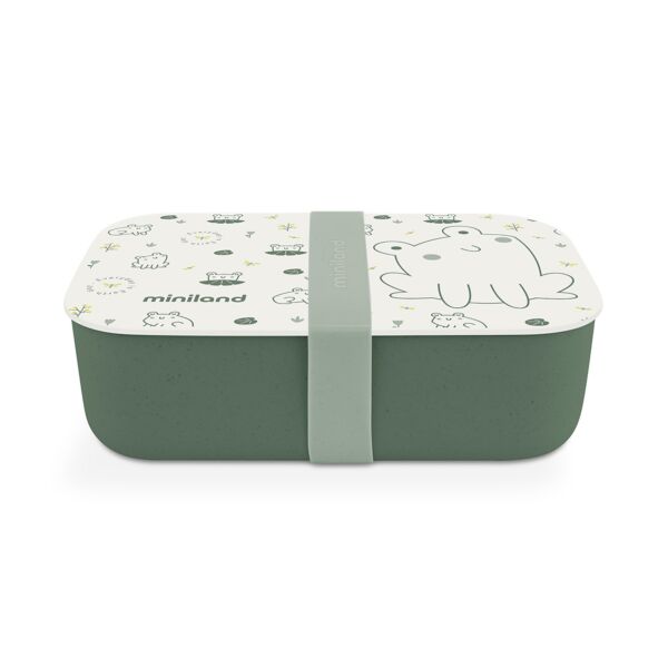 Fiambrera infantil material bio naturlunch frog