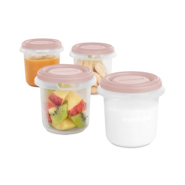 Set de 4 herméticos de 200ml hermisized blush