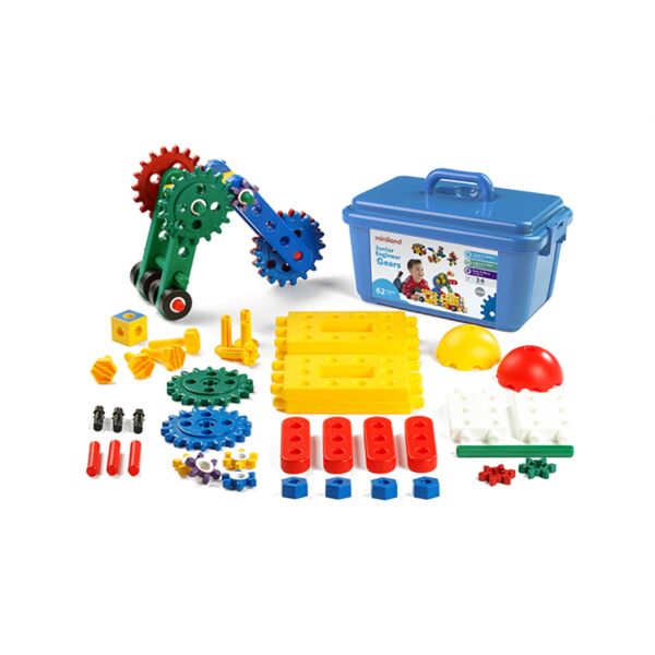 Juego construcción Junior Engineer Gears (62 pzs)