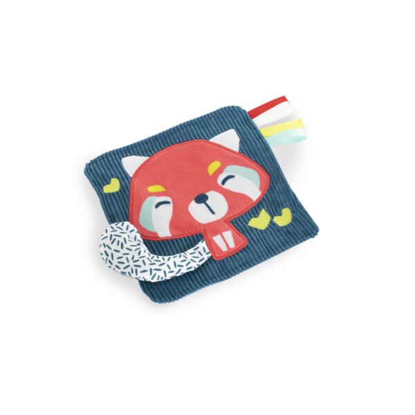 Juguete de papel crujiente para bebés: panda rojo