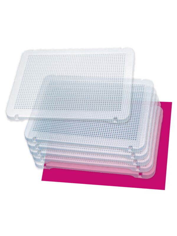 Pegs: Set de 6 placas transparentes