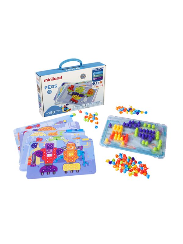 Pegs 15 mm (150 piezas) - Bright Colors