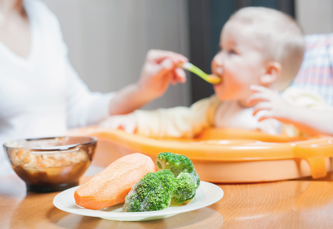 Creciendo juntos: de la leche materna a la dieta completa