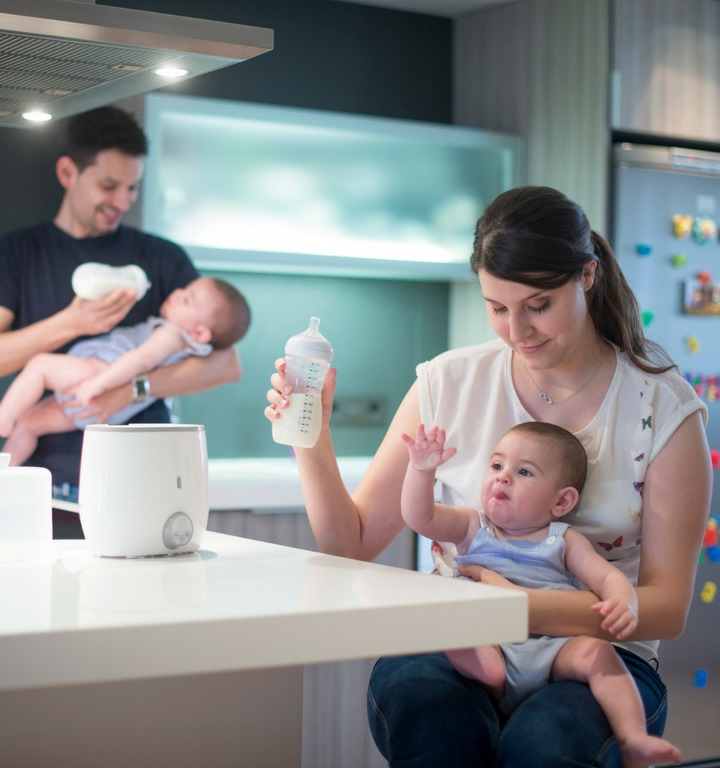 Warmy Twin, el calientabiberones doble de Miniland