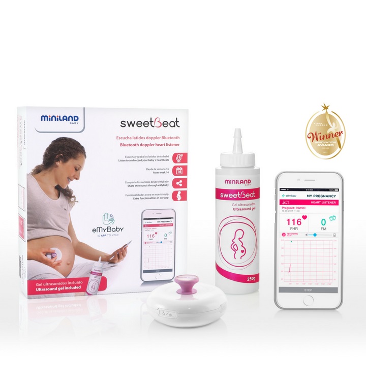 Recibimos un premio internacional por el escucha latidos Sweetbeat