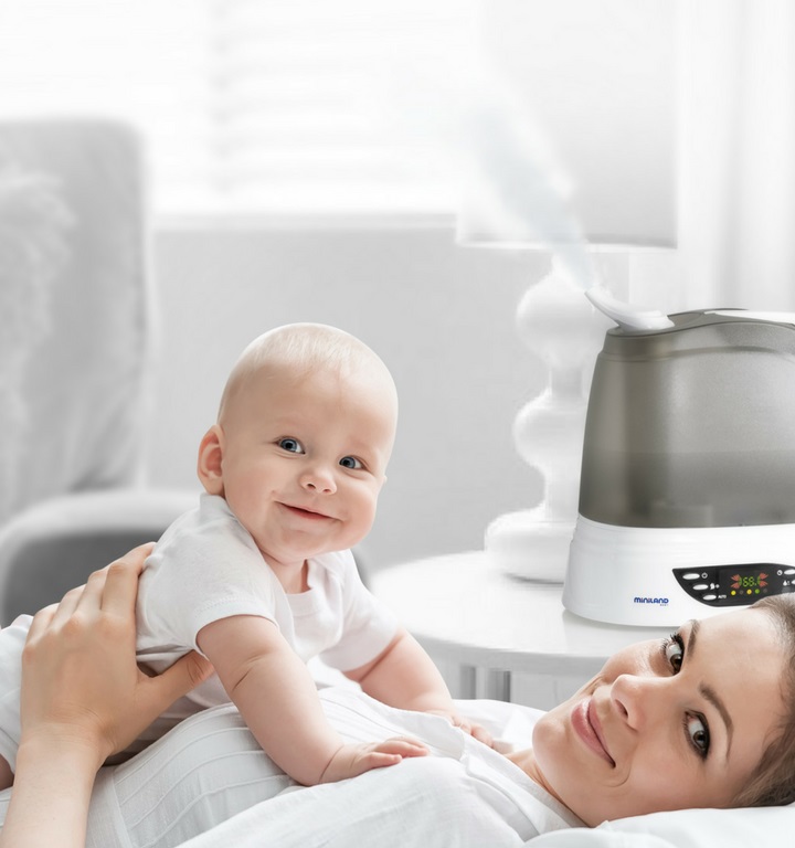 ¿Sabes cómo pueden beneficiar los humidificadores a tu bebé?
