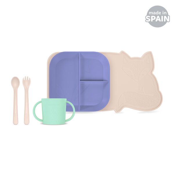BLW learning tableware Sunset