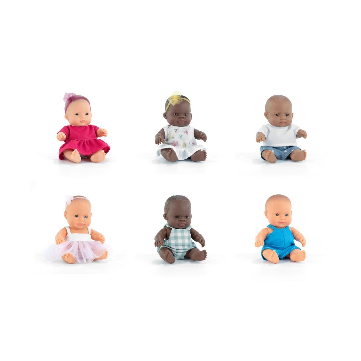 Set de 6 munecos de 21cm My Friends Me