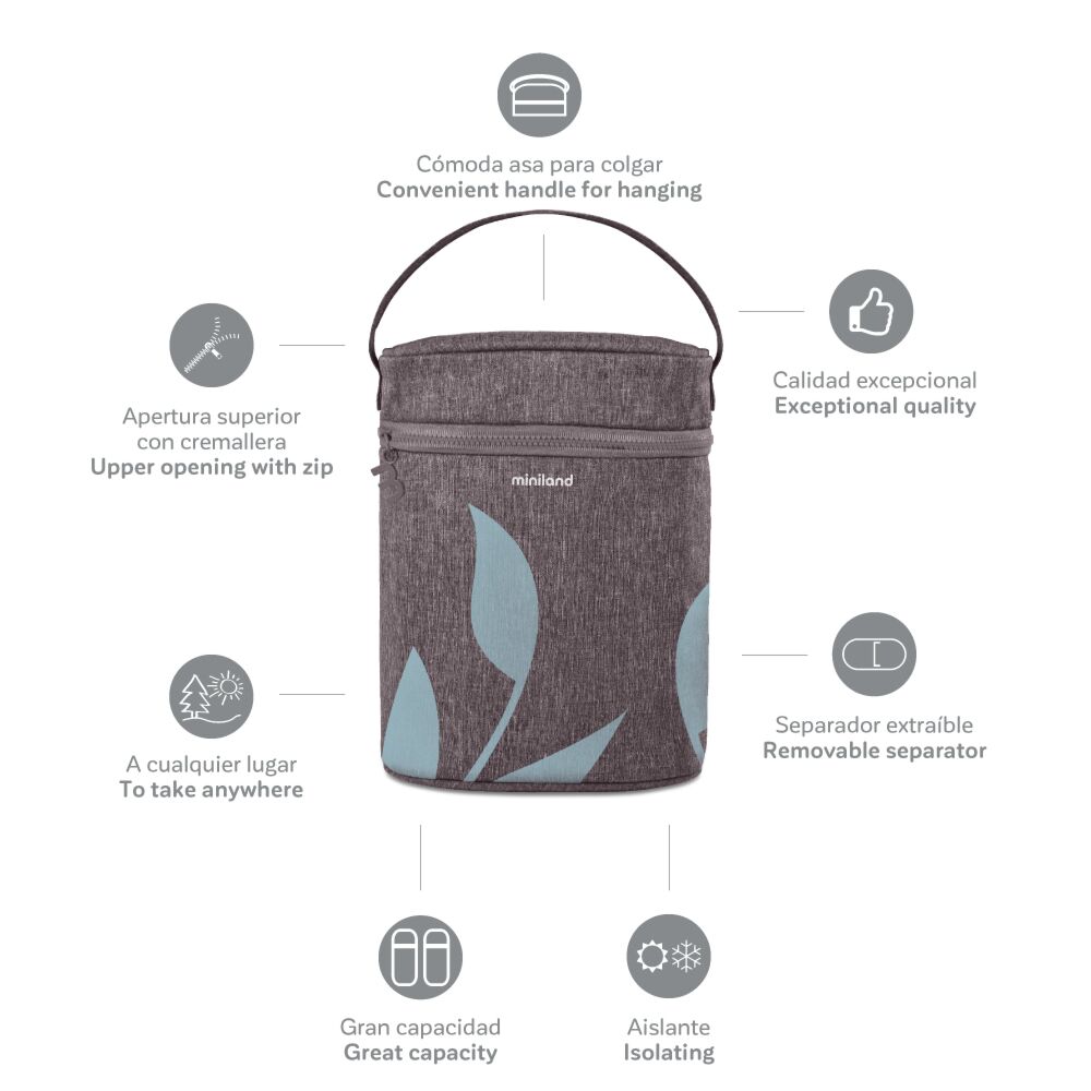 Bolsa Isotérmica Miniland Eco-Friendly Ecothermibag ⋆ Decoinfant
