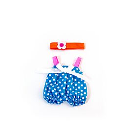 Ropa Conjunto calor peto para muñeco 21 cm