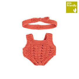 Conjunto Ropa de Punto 21cm - Pelele y diadema