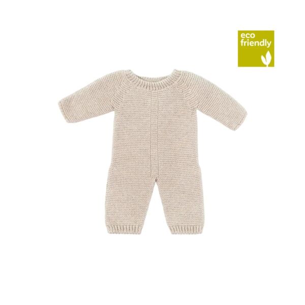 Pijama de punto color lino para muñeco de 38cm