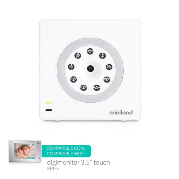 Cámara compatible vigilabebés 3.5" touch