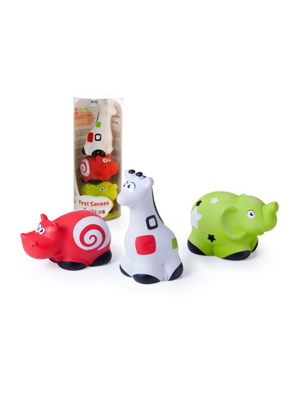 Animales blanditos bebé First Senses: Pettinos