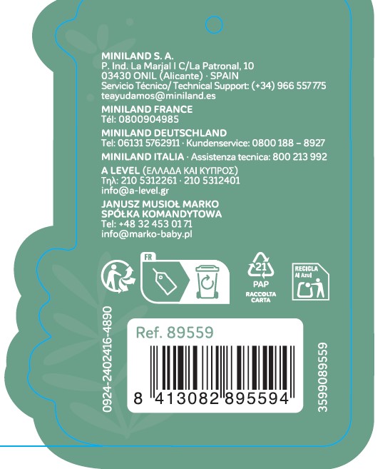 Zaino Termico Miniland Ecothermibag - Per Pranzo E Merenda, Capacità 10L, Ecologico In RPET - Foto 7