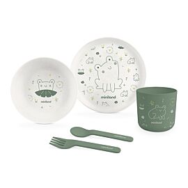 Vaisselle enfant en matériau bio naturmeal frog