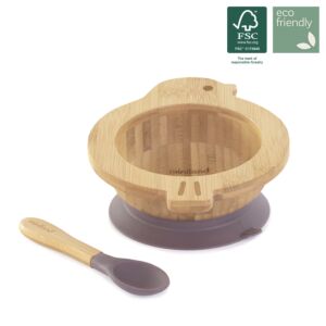 Ciotola e cucchiaio per bambini wooden bowl chick