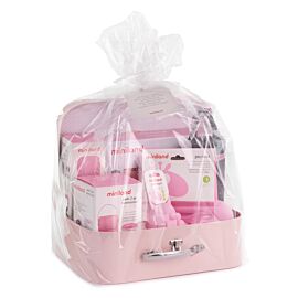 CANASTILLA REGALO BEBÉ ROSA