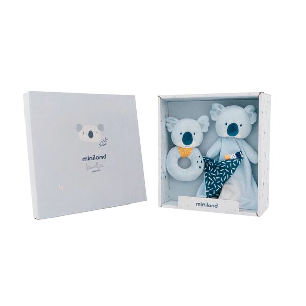 Confezione regalo Baby Joala con doudou e sonaglio