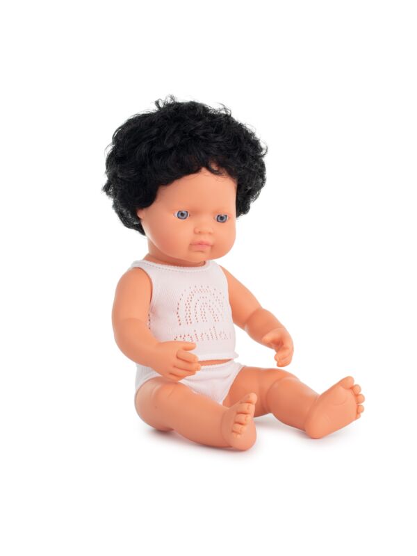 MUÑECO BB MORENO RIZAD 38CM/ES