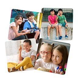 Ensemble de 4 puzzles : Apprends les valeurs