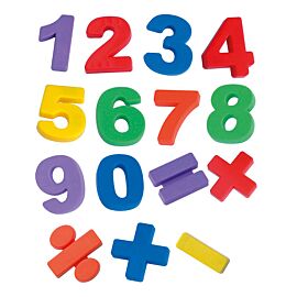 NUMÉROS MAGNÉTIQUES JUMBO 68 PCS