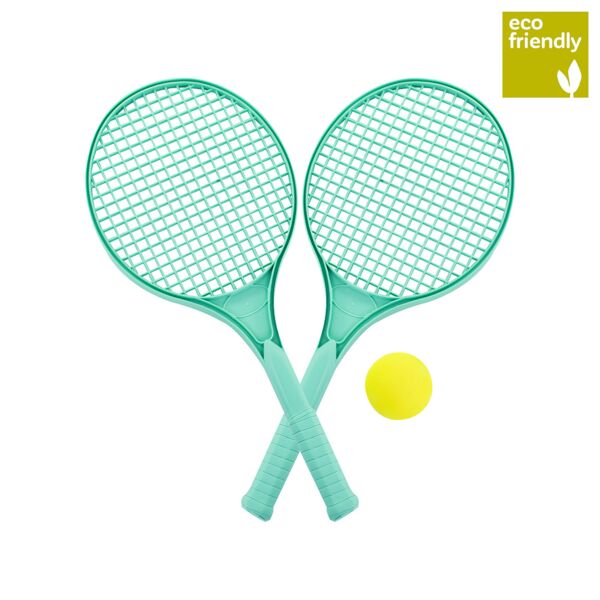ECO JGO RAQUETAS TURQ+PELOTA