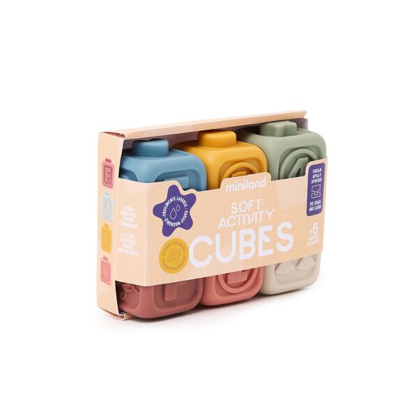 Cubes dactivités souples pour bébés