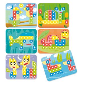 Superpegs: 6 Patterns Pack (Animals) Bright Colors