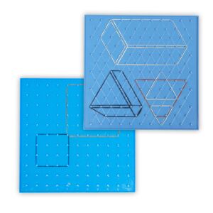 6 Geoboards Set (23 cm color)
