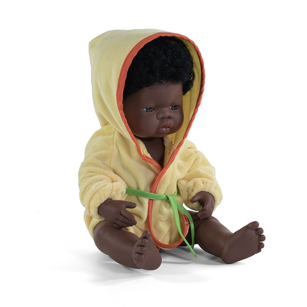 Muñeco bebé asiático con ropa interior 38 cm 31156 Miniland 