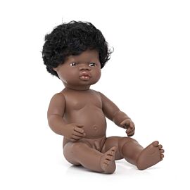 Baby Doll African Boy 38 cm