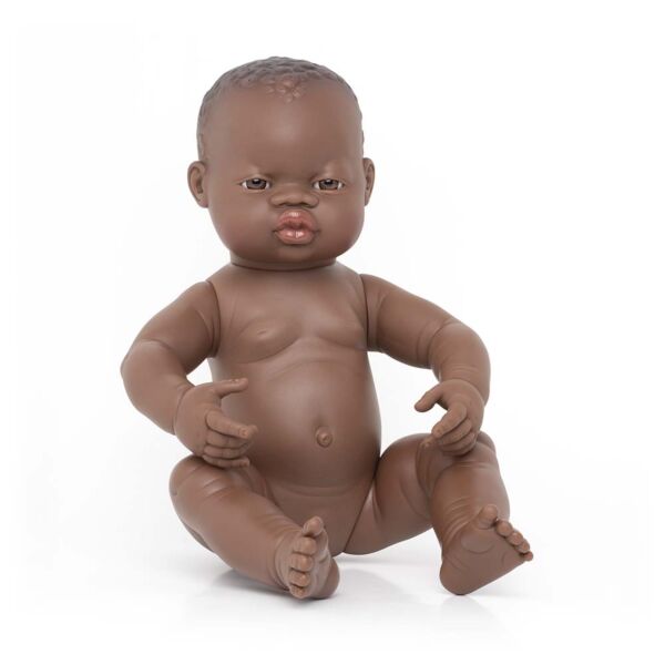 Newborn Baby Doll African Girl 40 cm