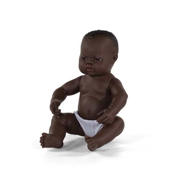 Newborn Baby Doll African Girl 15¾"