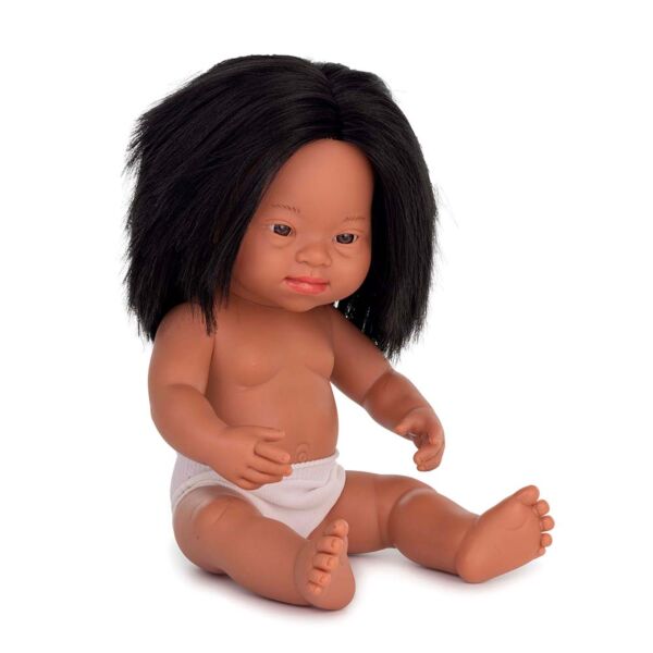 Baby Doll Hispanic Girl with Down Syndrome 15''